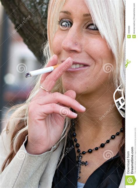 mature women smoking