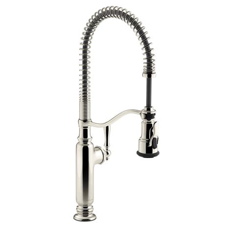 kohler tournant single handle pull  sprayer kitchen faucet