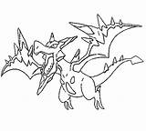 Pokemon Mega Coloring Pages Evolution Legendary Printable Aerodactyl Evolved Houndoom Kids Color Print Pokémon Getcolorings Getdrawings Morningkids Sketchite Colorings sketch template