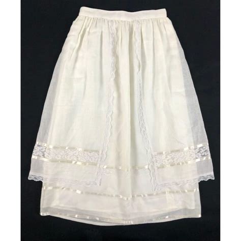 gunnie sax skirts vintage 7s gunnie sax lace skirt size 9 white