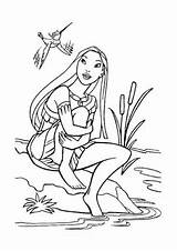 Pocahontas Quieras Princesas sketch template