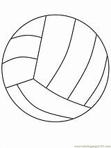 Volleyball Coloring Pages Printable Sports Kids Sheets Ball Color Print Library Clipart Advertisement Popular Gif sketch template