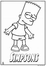 Coloring Simpsons Pages Simpson Bart Cartoon Kids Getdrawings Online Printables Color Homer Getcolorings Draw sketch template