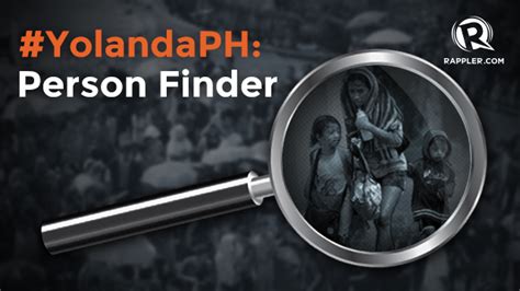 yolandaph person finder   friends relatives  affected areas