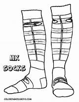 Socks Coloring Sock Christmas Drawing Pages Template Getdrawings Kitty Hello Silly Printable Color Technical Getcolorings Sketch sketch template