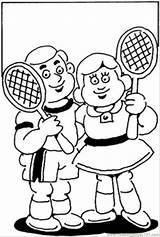 Tennis Coloring Court Pages Players Color Little Printable Getcolorings Sports sketch template