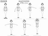 Ballet Arms Dancewearcentral sketch template