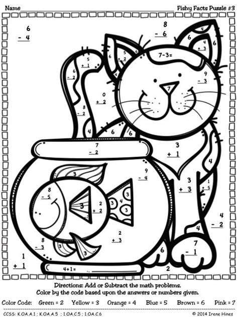 math coloring puzzles coloring pages