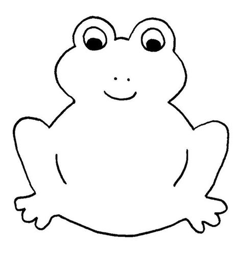 frog template clipart