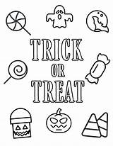 Coloring Pages Halloween Printable Trick Treat Paw Candy Bag Patrol Worksheets Kids Print Book Related Popular Comments sketch template