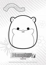 Squishmallows Coloring Pages Printable Humphrey Print Kids Prince Taylor Luna sketch template