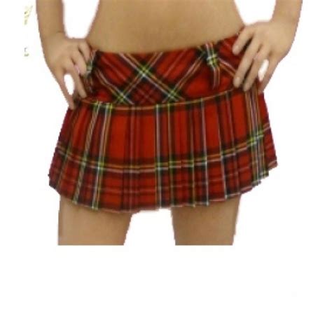 womens sexy 9 12 inch full pleated micro mini hipster tartan skirts