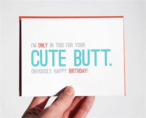 funny birthday card sexy birthday card i m only in by rowhouse14