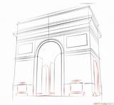 Triomphe Arc Supercoloring sketch template