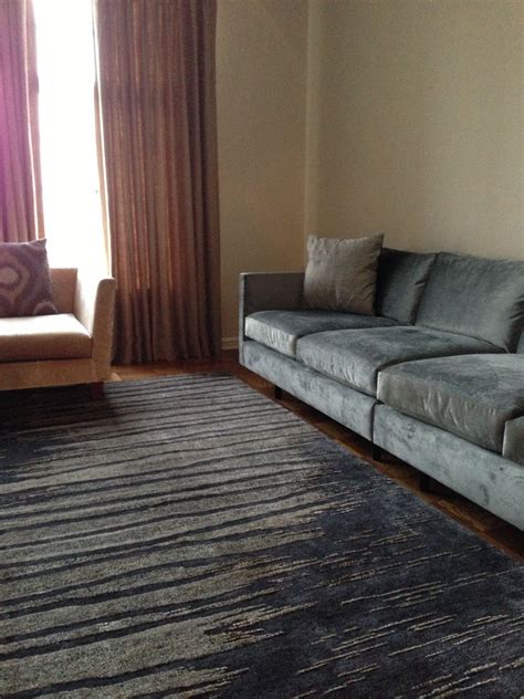 contemporary  rug  customer  added   living room