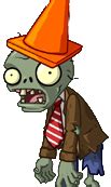 image conehead zombie hdpng plants  zombies character creator
