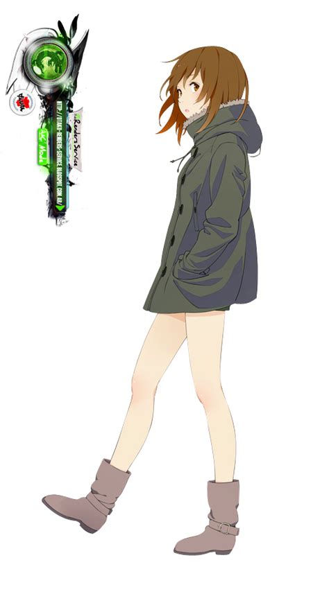 seifuku girl kawaiii walking winter render ors anime renders