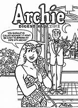 Coloring Archie Magazine Digest Wecoloringpage Pages sketch template