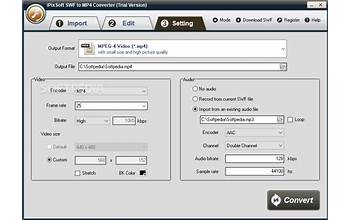iPixSoft SWF to MPEG Converter screenshot #4