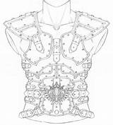 Armor Deviantart Armour Leather Shoulder Drawing Larp Fantasy Cosplay Template Medieval Coloring Odin Foam Patterns Google Costumes Blueprint Pattern Pauldron sketch template