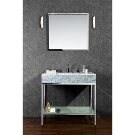 Ariel Bath Brightwater 36 Single Bathroom Vanity Set With Mirror