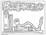 Bookworm Awards Student sketch template
