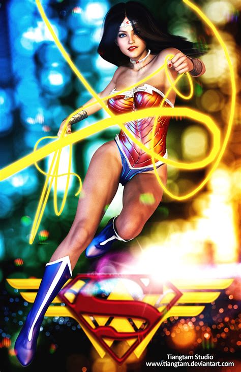 Wonder Woman Pin Up By Tiangtam On Deviantart