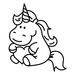 cute unicorn kawaii coloring page coloring page unicorn coloring pages