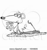 Trap Mouse Cheese Clipart Outline Holding Cartoon Clip Royalty Toonaday Illustration Rf Mousetrap Vector 2021 sketch template