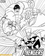 Heroes Avengers Pages Mightiest Coloring Earth Color sketch template