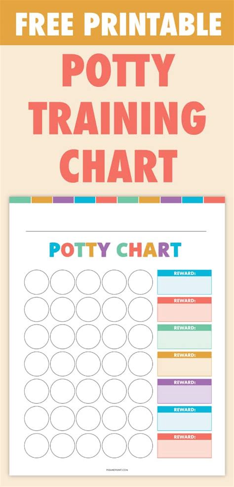 printable beginner potty training chart printable blank world