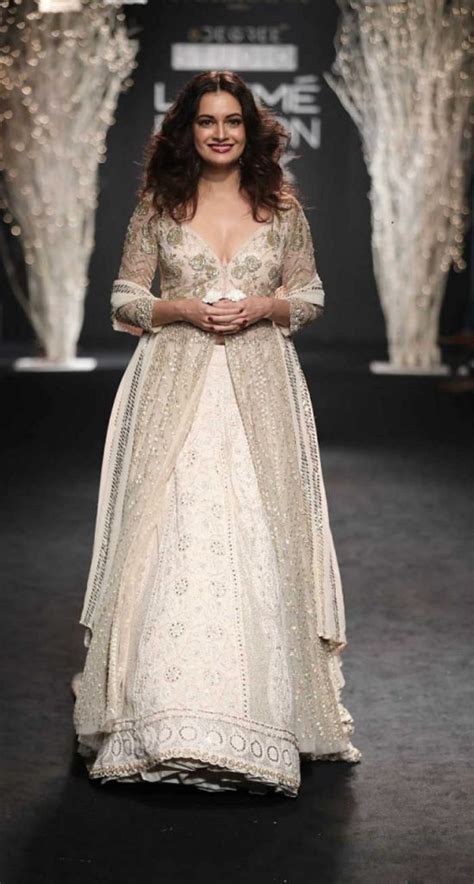 Grandeur And Glamour Came Alive As Dia Mirza Walked The Ramp At Lakme