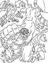 Hulk Coloring Kids Color Pages Beautiful sketch template