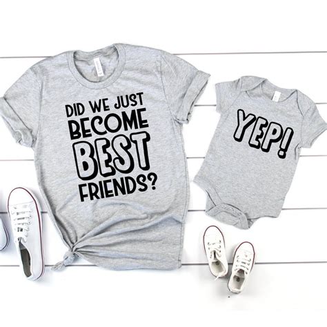 mommy and me outfitsdid we just become best friends yep etsy in 2022