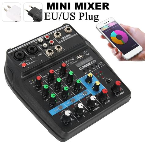 channel usb mixing console bluetooth audio mixer portable mini mixer protable mini mixer audio