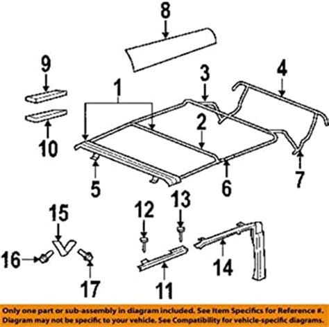 jeep wrangler jl soft top parts diagram wiring service