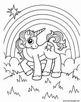 Licorne Coloring Magique Einhorn Arco Regenbogen Gratuit Ausmalen Unicornios Jardin Coloriages Colorear Dibujos sketch template