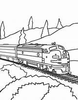Train Coloring Pages Railroad Trains Freight Drawing Model Color Real Csx Awesome Printable Caboose Bnsf Colorluna Track Passenger Template Sketch sketch template