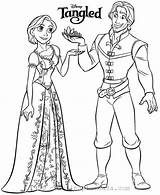 Rapunzel Colorat Planse Tangled Flynn Raiponce Coroa Rider Elsa Inspirant Tudodesenhos Pictat Blogx Gemt Fra sketch template