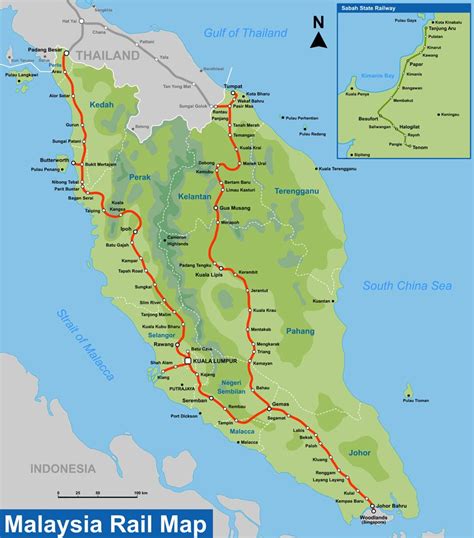 ktm malaysia map ktm route map malaysia south eastern asia asia