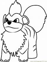 Coloring Pokemon Growlithe Go Arcanine Pages Getcolorings Color Coloringpages101 Pokémon sketch template
