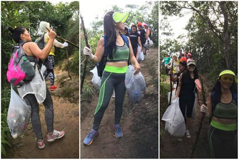 Hiking With Heart Filipino Hikers Seen Picking Up Litter