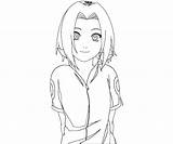 Sakura Haruno Sasuke Teenager Força sketch template