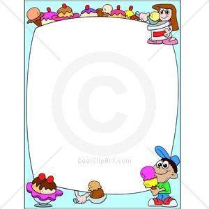 ice cream border clip art cliptures clip art preview image