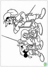 Three Musketeers Coloring Pages Dinokids Musketiers Disney Drie Print Close Fun Kids Coloringdisney sketch template