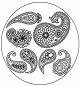 Coloriage Orient Arabische Coloriages Muster Colorir Arabe Adulti Mandala Orientalische Orientale Arabo Tappeto Arabic Adultes Patterns Erwachsene Henna Indische Adults sketch template