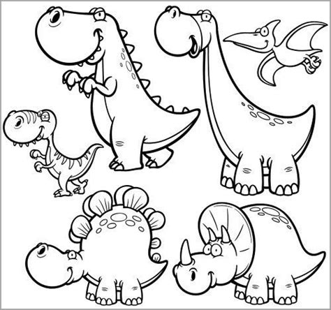 dinosaurs coloring pages coloringbay