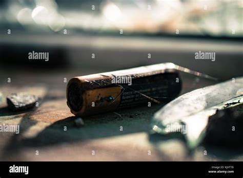 broken battery  res stock photography  images alamy
