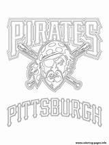 Coloring Pages Logo Pittsburgh Pirates Mlb Baseball Printable Sport Sheets Giants 49ers Pirate Francisco San Penguins Color Print Supercoloring Sports sketch template