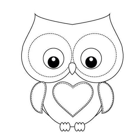 pin  reta stutz  owls owl coloring pages owl patterns owl crafts